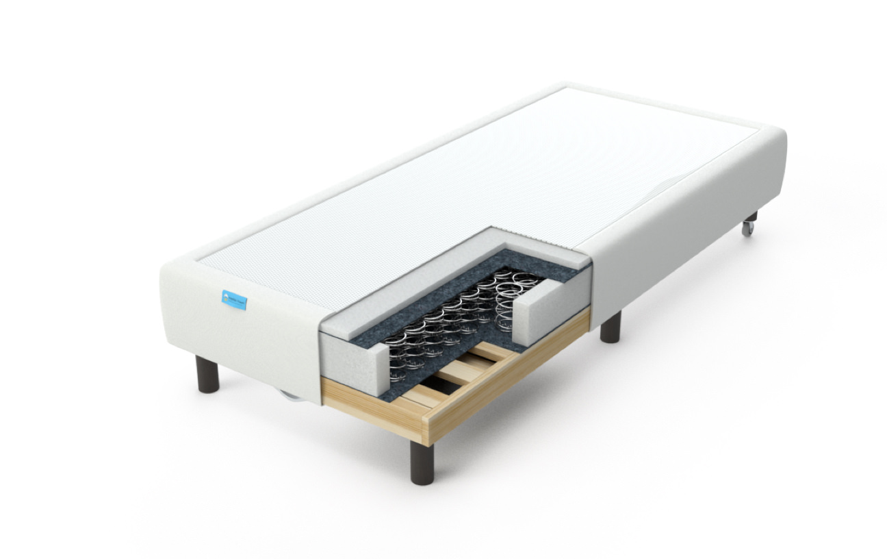 BOX SPRING кровать для отеля на основе пружинного блока bonnel от компании Капитан Траум