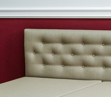 Две гостиничных кровати BOX SPRING, соединенные единым изголовьем
